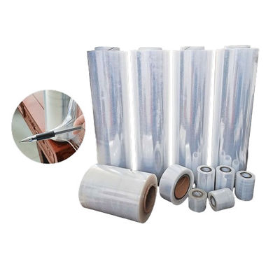 品質  50mm Soft LDPE Stretch Film Roll Transparent LDPE Sheet For Machine Wrap 工場