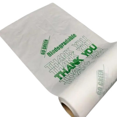 品質  Vest Carrier Biodegradable Reusable Shopping Bags Compostable Pollution Free 工場