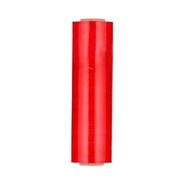 赤色 30 マイクロン LDPE ストレッチフィルム 柔軟なパレットラップ ストレッチフィルム