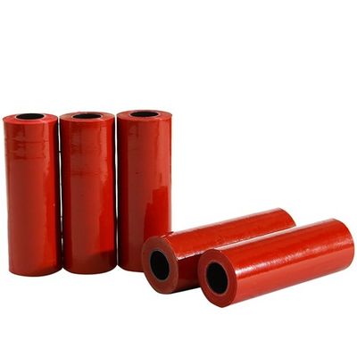 赤色 30 マイクロン LDPE ストレッチフィルム 柔軟なパレットラップ ストレッチフィルム