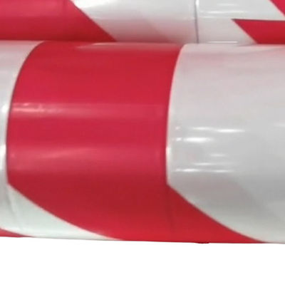 80 - 150 マイクロン PE 保護フィルム LDPE HDPE 赤白の警告テープ